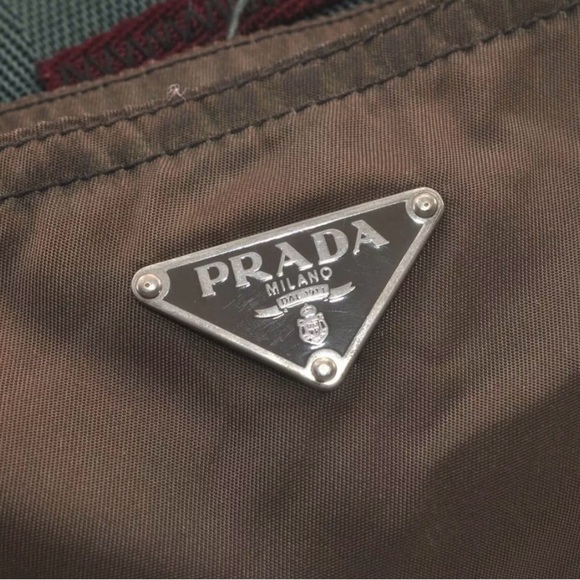 Prada Nylon Tessuto Robot Tote Bag/Shoulder Bag Olive Green | Women’s | Used | - Picture 9 of 14